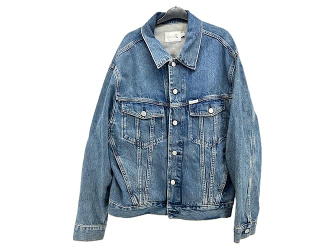 CALVIN KLEIN Jackets T.International M Cotton Blue  ref.2004878
