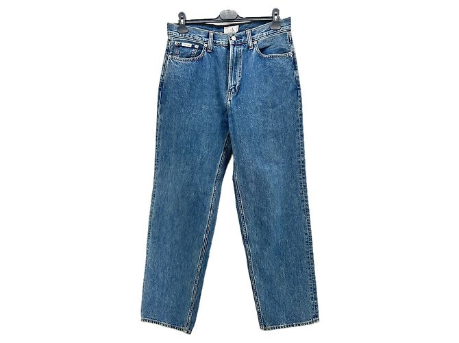 CALVIN KLEIN Jeans T.US 30 Baumwolle Blau