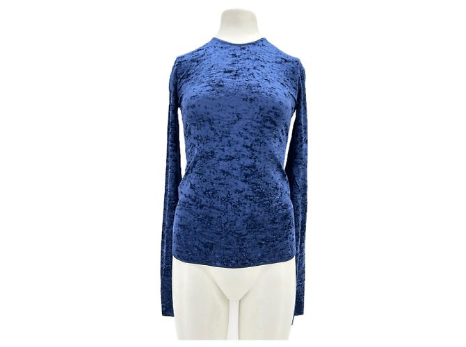 Frame Denim FRAME Tops T.International XS Polyester Blau