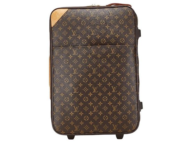 Valigia Louis Vuitton Monogram Pegase 55 Marrone