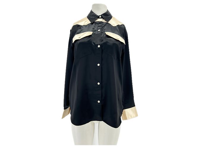 ALEXA CHUNG Hauts T.International M Viscose Noir