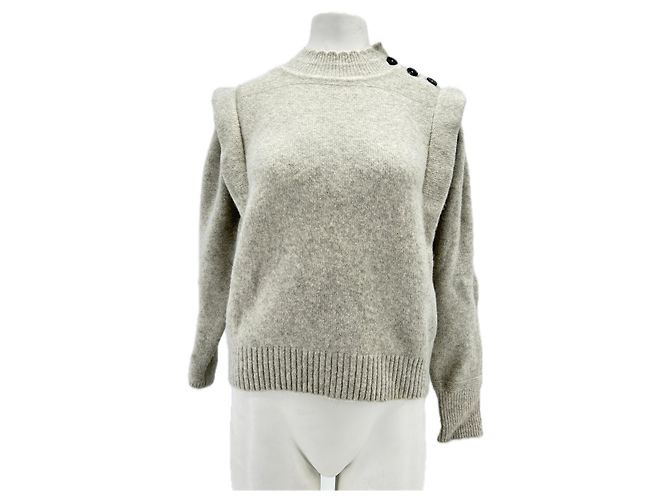 ISABEL MARANT ETOILE Strickwaren T.FR 34 Wolle Grau