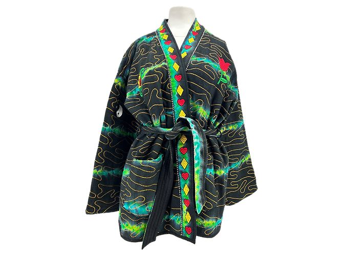 Autre Marque MONOKI Giacche T.International M Cotone Verde