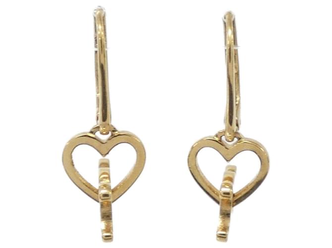 Céline Celine Gold Drop Earrings Golden  ref.2005690