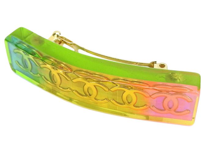 Fermaglio multicolore chiaro Rainbow Coco Mark di Chanel Valletta