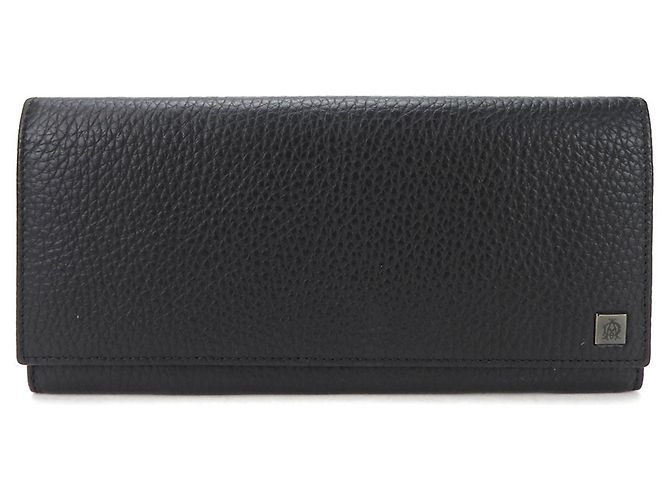 Alfred Dunhill Dunhill Bi-Fold Long Wallet Black