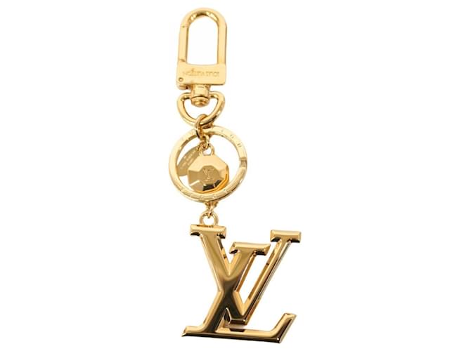 Louis Vuitton Keychain LV Facet M65216 Gold Golden  ref.2006252