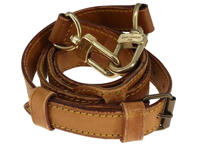 Louis Vuitton Shoulder strap Beige Leather  ref.2006413