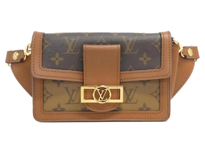 Louis Vuitton Dauphine Marrom Lona  ref.2006503
