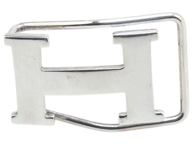 Hermès Clip per soldi Hermes Constance H in Argento 925