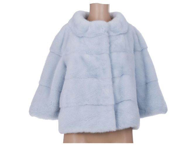 Autre Marque UNSIGNED Blue Fur Garment - 102235