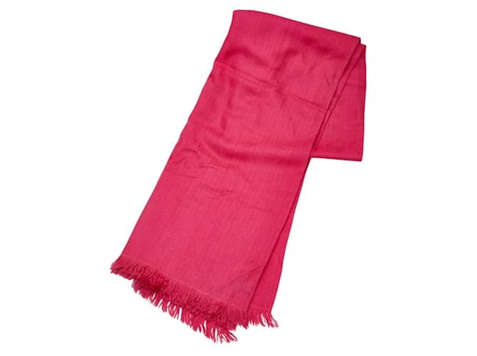 Hermès Étole en cachemire rose Hermes  ref.2007312