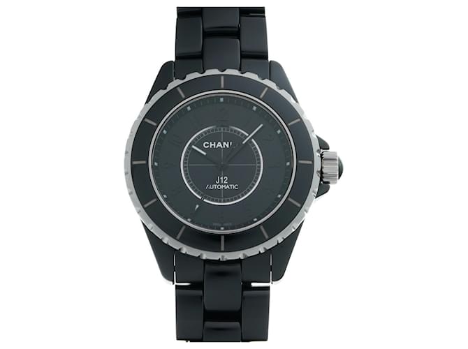 Chanel J12 Chrono 38mm H3829 Intense Black Men's Watch  ref.2007509