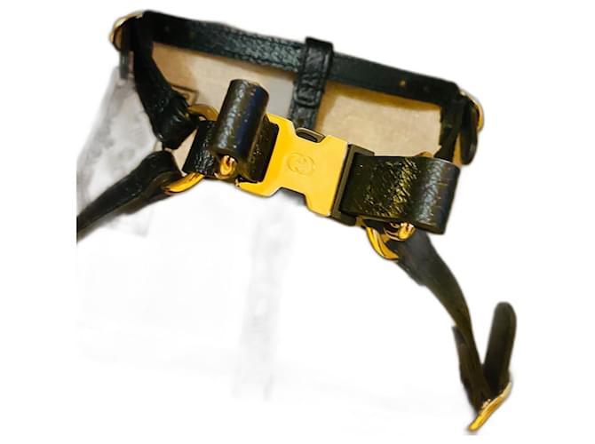 Gucci harness Black Leather  ref.2007583