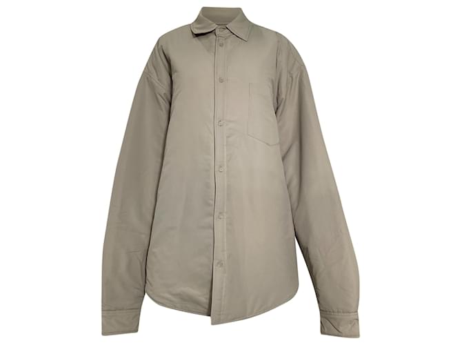 Autre Marque The Frankie Shop Maine Padded Jacket in Beige Nylon  ref.2007918