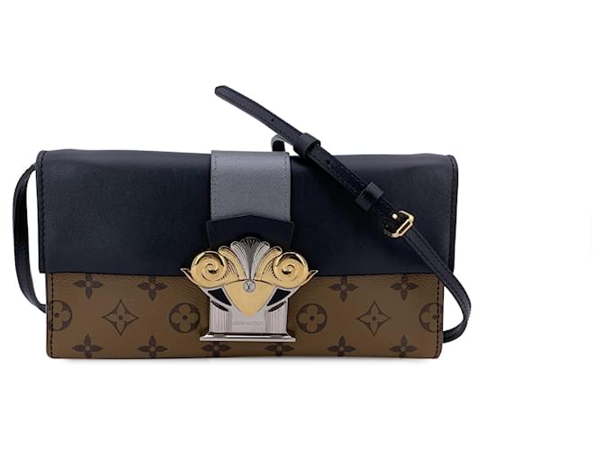 Twist Louis Vuitton Bolsa Clutch Coluna de Canvas Reverso Monograma Multicor Lona  ref.2007964