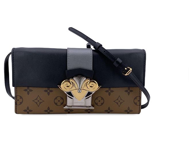 Twist Louis Vuitton Pochette Sac à Main Monogram Reverse Canvas Column Multicolore