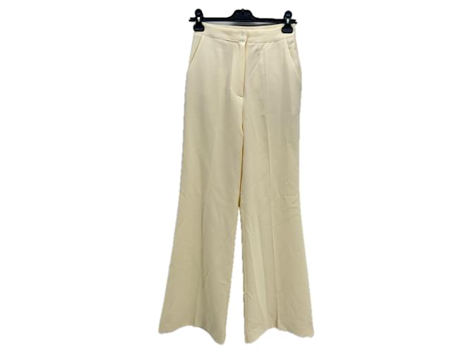 Autre Marque THE FRANKIE SHOP Trousers T.International S Polyester Cream  ref.2008013