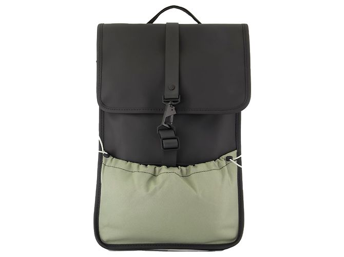 Mini Rucksack - RAINS - Synthetisch - Schwarz