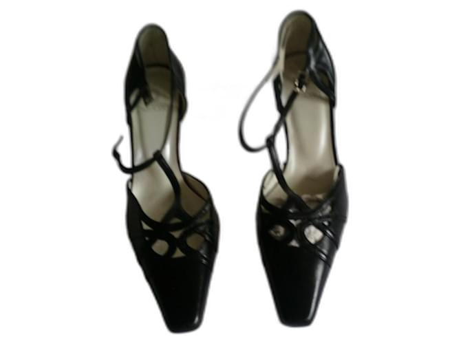 Autre Marque Heels Black Leather  ref.2008837