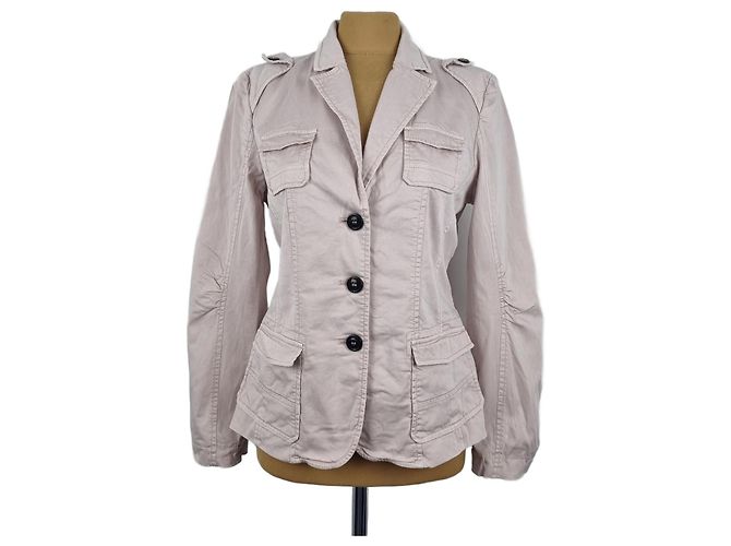 Chaqueta Marc Cain rosa de algodón XL