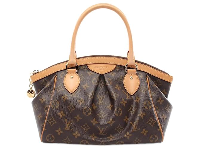 Louis Vuitton Tivoli PM Monogram Handbag M40143 Brown Cloth  ref.2008917