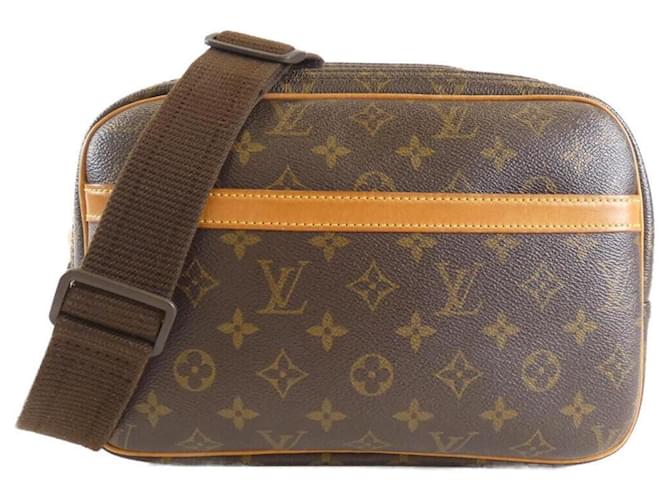 Louis Vuitton Reporter pm Brown Cloth  ref.2009688