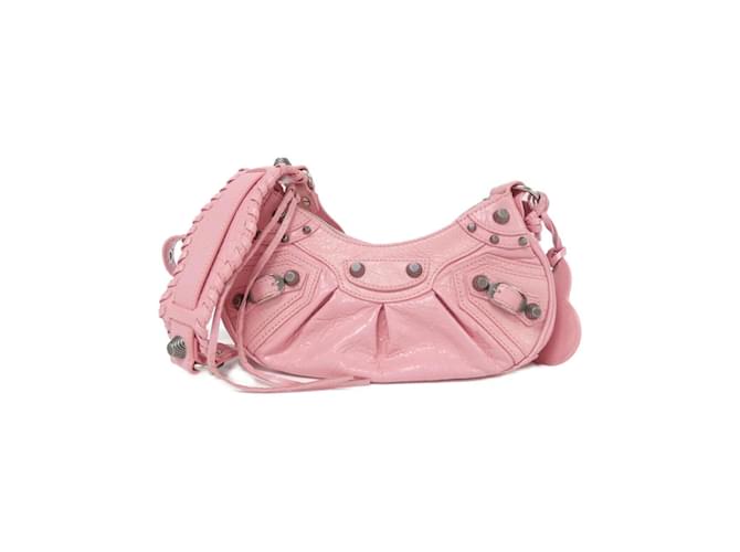 Balenciaga Le Cagoule Shoulder Bag Pink Leather  ref.2009716