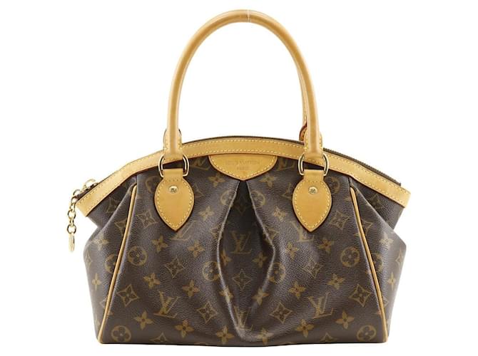 Louis Vuitton Tivoli PM Monogram Handbag M40143 Brown Cloth  ref.2010523