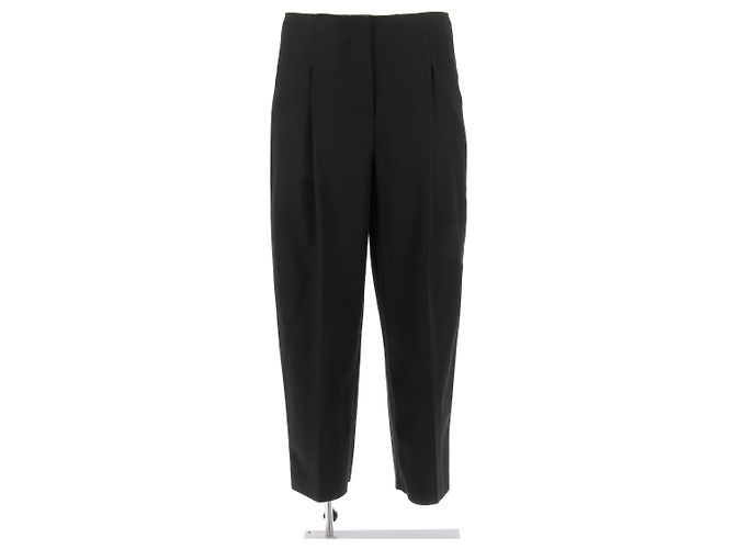 ACNE STUDIOS Trousers T.FR 36 Wool Black