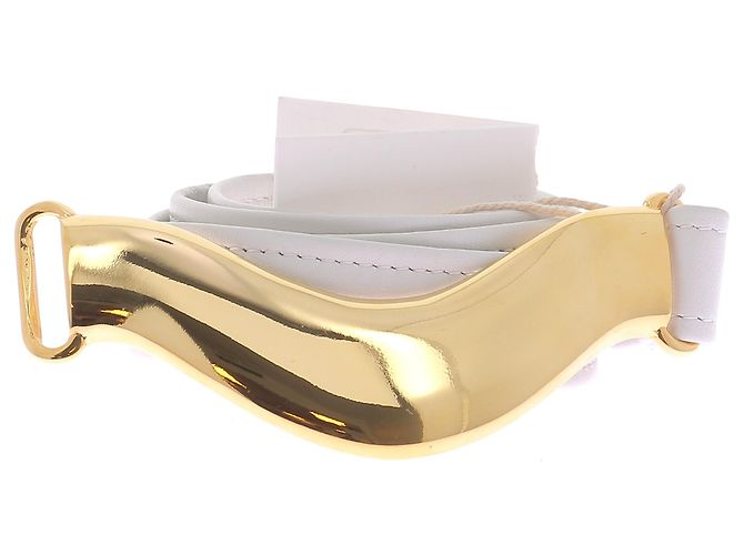 Autre Marque NON SIGNE / UNSIGNED Belts T.International S Leather White