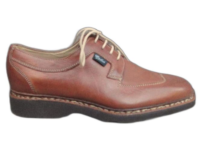 Derbies Paraboot in pelle marrone chiaro 