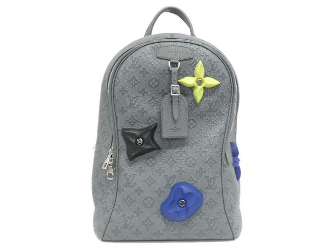 Louis Vuitton Taurillon Kletter Ellipse Rucksack Grau