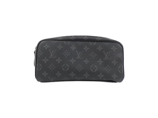 Necessaire Monogram Eclipse Louis Vuitton Preto Lona  ref.2011703