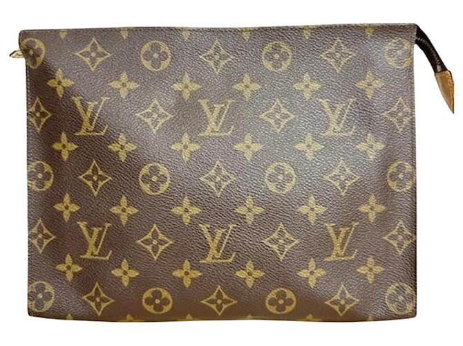 Louis Vuitton Poche Toilette Brown Cloth  ref.2012060