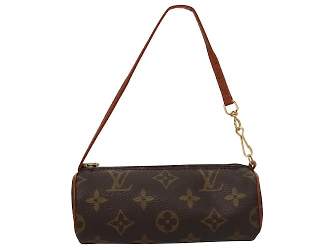 Mini bebê papillon Louis Vuitton Marrom Lona  ref.2012490