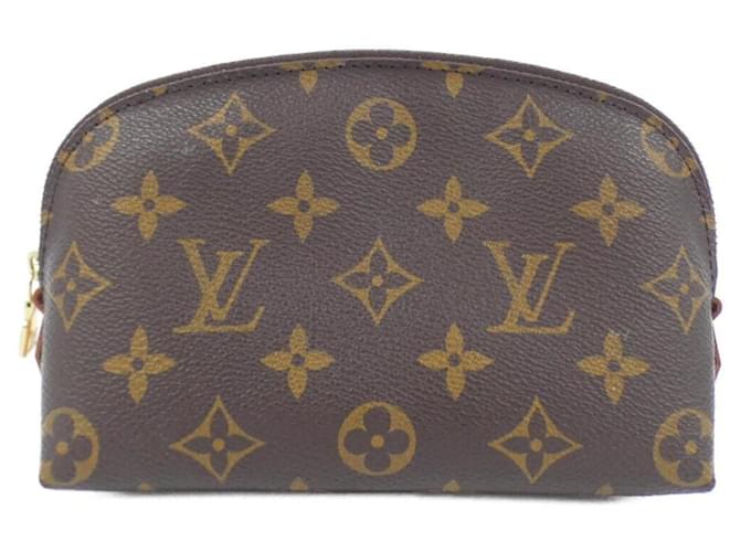 Louis Vuitton Monogram Pochette Cosmetic PM M47515 Pouch Brown Patent leather  ref.2012628