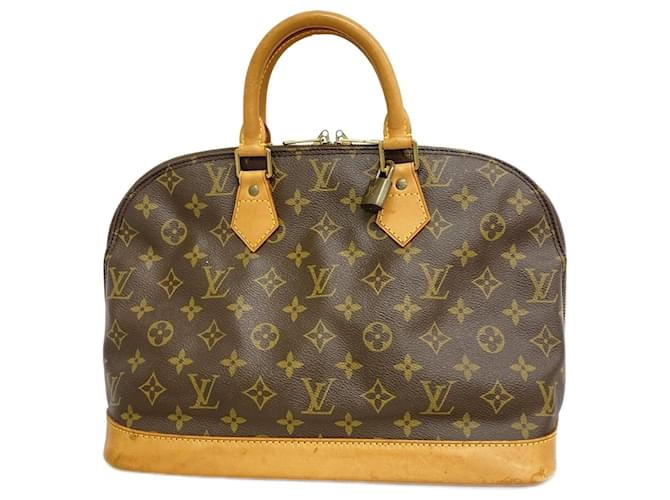 Louis Vuitton Alma Brown Cloth  ref.2012684