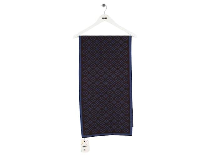 Louis Vuitton Wool scarf Blue  ref.2012989