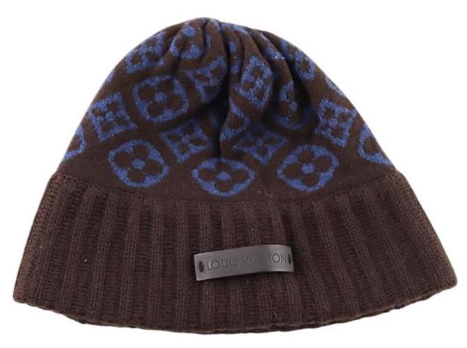 Louis Vuitton Gorro de lã marrom