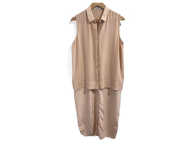 ALEXANDER WANG Kleider T.International M Seide Beige