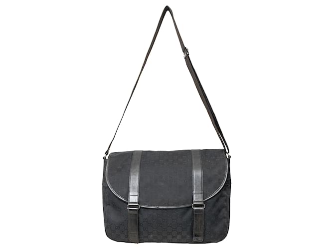 Gucci GG Canvas Messenger Bag Black  ref.2013670