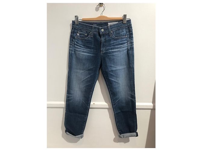Autre Marque AG ADRIANO GOLDSCHMIED Jeans T.FR 36 Algodón Azul