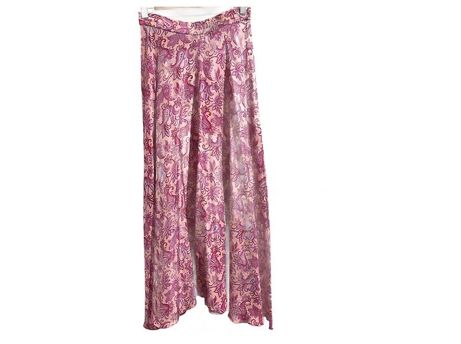 Faldas PAROSH T.International XS Seda Rosa