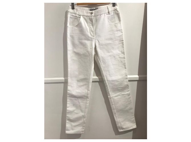 COURREGES Jeans T.FR 40 Algodón Blanco 