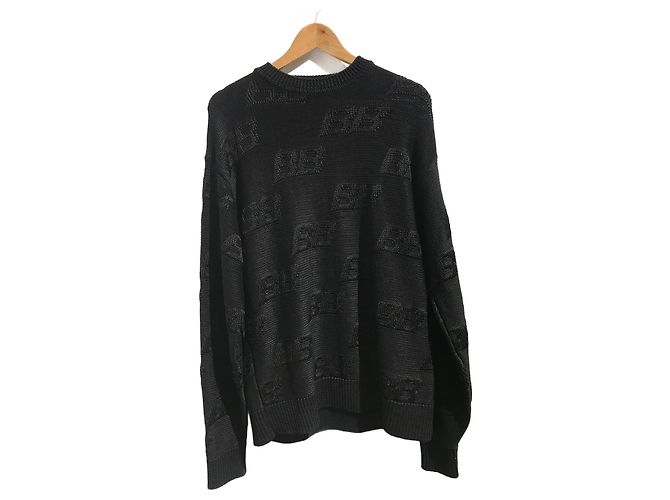 BALENCIAGA Strick T.International XS Viskose Schwarz