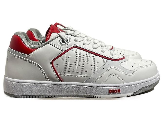 DIOR Trainer T.EU 40 Leder Weiß