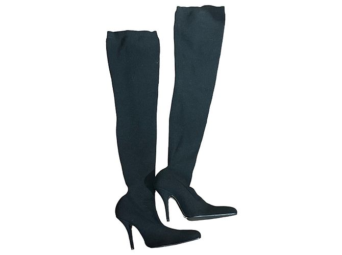 Stivali BALENCIAGA T.EU 39 Tessuto Nero