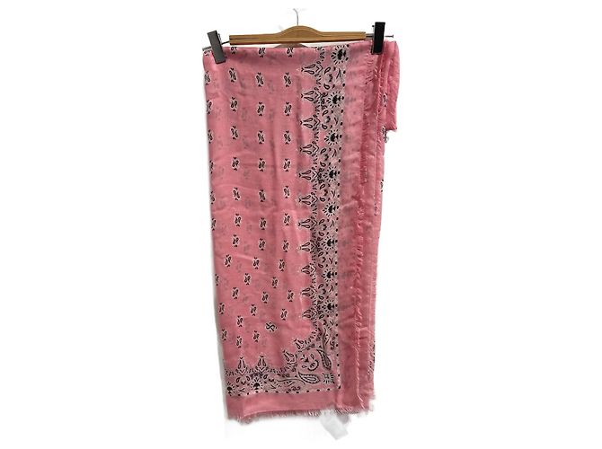 SAINT LAURENT Schals T. Synthetisch Pink