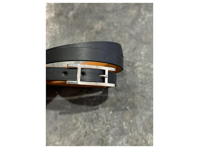 Hermès Pulseras HERMES T. Cuero Negro 